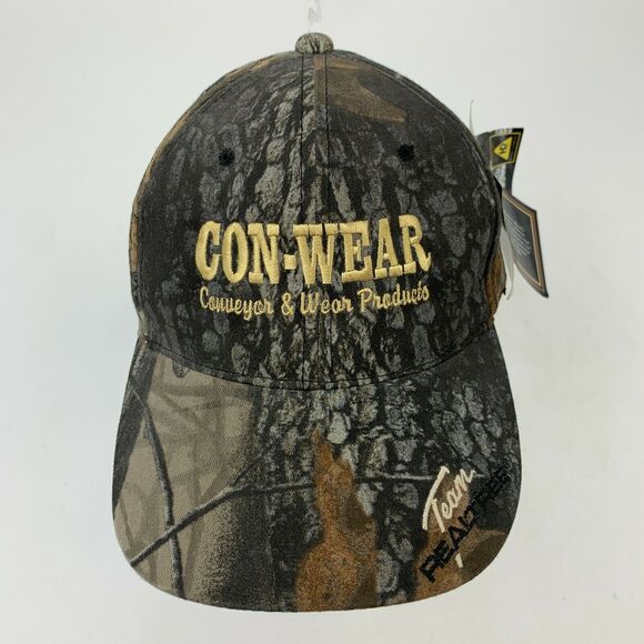 Realtree Con-Wear Hat Men's Adjustable Conveyor & Wear Camouflage Hunting Cap - Picture 2 of 10
